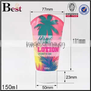 150ml Colorful Cosmetic Tubes Wholesale Screw Cap Plastic Tubes for Cosmetics thumbnail-5