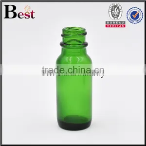 Boston Bottle 15ml Dropper Bottle Green Glass Dropper Bottle for Cosmetic Essential Oil thumbnail-3