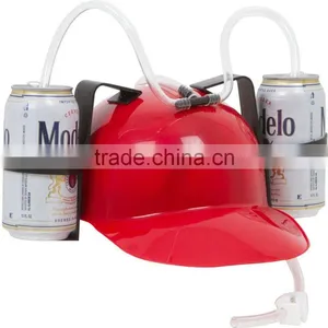 Adjustable Fun Unique Party Game Beer Soda Can Straw Holder Drinking Hard Hat Helmet thumbnail-1