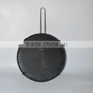 Cooking Tools CK-KT477 Silicone Splatter Screen With Stainless Steel Handle Filter Screens for Oil Net thumbnail-4