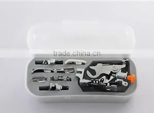 8 PCS SEWING MACHINE PRESSER FOOT SET SNAP for LOW SHANK, SINGER, BROTHER thumbnail-1