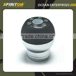 Aluminium Genuine Leather Ralliart Shift Knob thumbnail-1