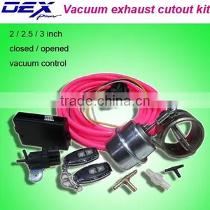 2.5 Inch Auto Exhaust Part Electronic Valve Vacuum Control Cutout Kit thumbnail-1