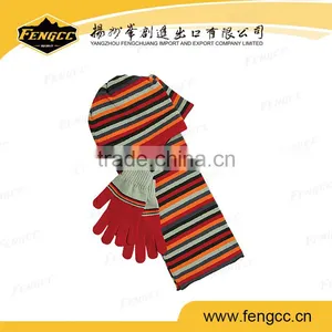 Customized Design Fashion Knitted Set, Scarf, Hat, Gloves thumbnail-6