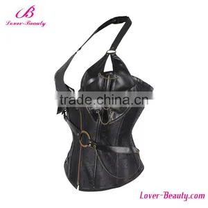 14 Boned Steampunk Corset Body Shaper thumbnail-2