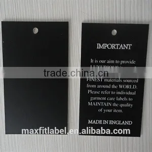 2017 China Custom Jeans Plastic Hang Tag With String thumbnail-5