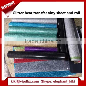 Glitter PU Textile Vinyl Heat Transfer Sheets thumbnail-1
