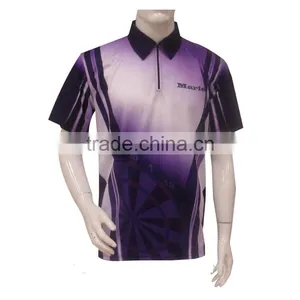 Design Your Own Custom Dart Shirts Jersey Polo With Pockets for Team, Sublimated Dart t Shirt thumbnail-6