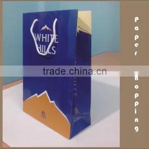 Paper Bags for Wine Bottle / Printed Wine Paper Bags thumbnail-5