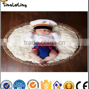 NPT41 Tinaluling Hot Selling Lifelike Navy Theme Design Knitting Suit Baby Photography Props thumbnail-1