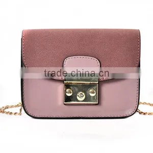 Zm50331b Women Lock Catch Single Shoulder Bag New Style Fashion Simple Dull Polish Small Bags thumbnail-2