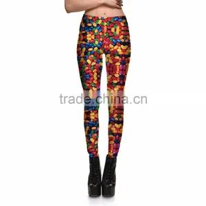Custom Logo Yoga Pants Sports Fitness Women Leggings, Compression Leggings Wholesale thumbnail-2