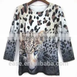 2016 Digital Tiger Print Sweater Designed Sweater Fashion Mohair Sweater thumbnail-1
