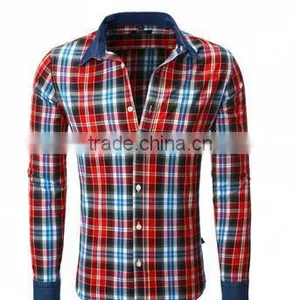 Customized Wholesale Used Flannel Checker Shirts thumbnail-1