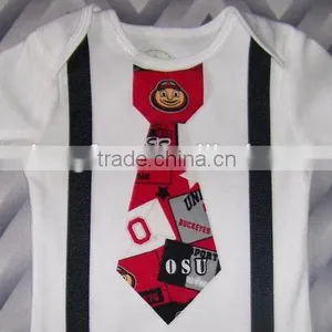 Newborn Baby 100% Cotton Clothes Baby Boys Infant Tie Rompers Toddlers Cute Clothes thumbnail-3