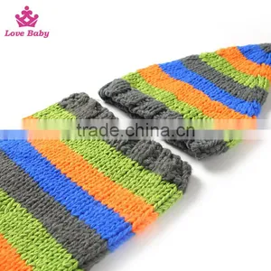 Wholesale Rainbow Stripe Crochet Baby Photo Prop Outfit LBP20160218-28 thumbnail-4
