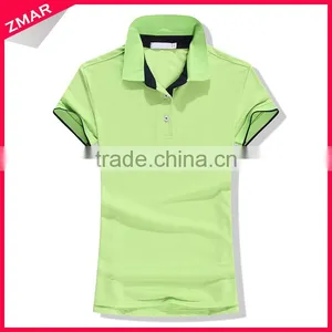 T Shirt Wholesale Cheap Women Blank Striped Multicolor Polo Shirts thumbnail-1