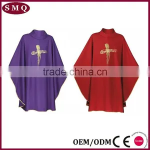 Italian Poly With Gold Thread Embroidery Vestment thumbnail-1