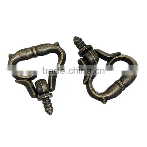 Wholesale Iron Based Alloy Antique Bronze Jewelry Wooden Box Pull Handle Knobs thumbnail-3
