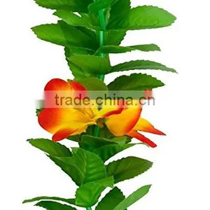 Hawaii Flower Necklaces Hula Lei Garland For Party Dance Plumeria Flower Lei Leaf Shape thumbnail-5