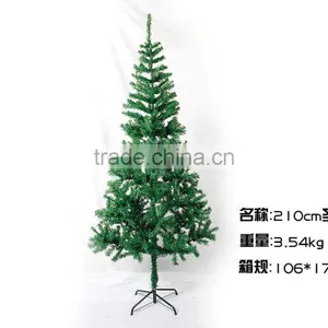 120cm Cheap Mini PVC Plastic Base Artificial Christmas Tree thumbnail-4