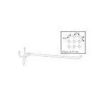 Chrome, Zinc, Nickel Plating 7 Balls Metal Steel Wire Pegboard Retail Display Hooks 31141,31142,3114 thumbnail-1