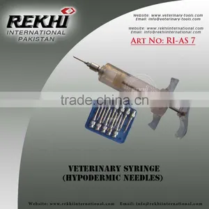 Pakistan Metal Syringe Luer Lock,Metal Vaccinator Luer Lock,jeringa de Vacunacion de Metal,veterinary Instruments thumbnail-5