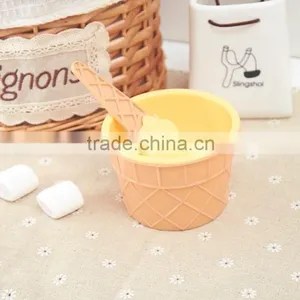 200ml Environmental Colorful Ice Cream Plastic Cup thumbnail-1