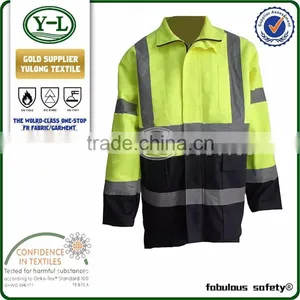 EN ISO11611 HOT SALE Firefighter Used Fluorescent Workwear thumbnail-4