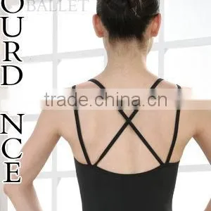 Ballet Camisole Leotard With Criss Cross Back thumbnail-2