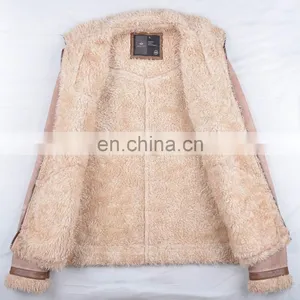 2015 Last Fashion Mens Handsome Warm Genuine Leather Jacket thumbnail-2