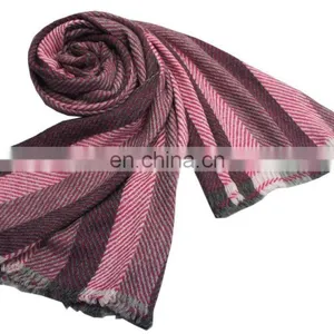 Pashmina Wool Shawls for Mexico, Herringbone Pashmina Shawls thumbnail-2