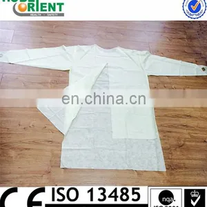 Hospital Disposable SMS SMMS Waterproof Medical Isolation Gowns thumbnail-3