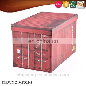 Container Shape Hard Cardboard Storage Box thumbnail-3
