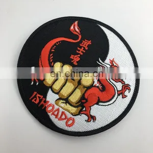 Best Selling Logo Patches Embroidered Iron on Fabric thumbnail-1