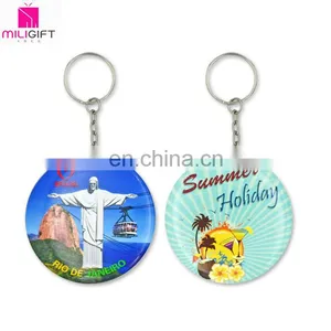 2016 58mm High Quality Metal Mirror Key Ring thumbnail-3