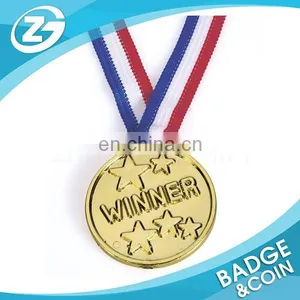 Promotion Gift Custom Zinc Alloy Metal Sport Medal With Ribbon thumbnail-1
