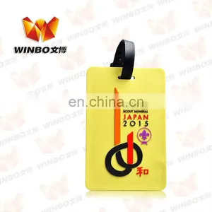 Customized 3D Cartoon Soft Rubber Bag Tag/ Pvc Luggage Tag thumbnail-1