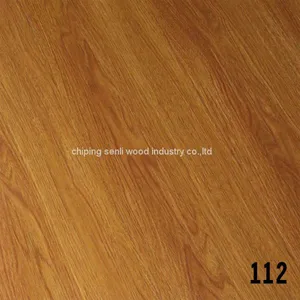 Brown HDF 12mm Large Embossed Laminate Wood Floor thumbnail-1