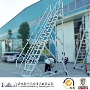 Industrial Aluminium Platform Ladder With Height of 4m thumbnail-3