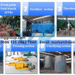 1-5tph Mini Palm Oil Mill Plant, Palm Oil Extraction Milling Machine thumbnail-2