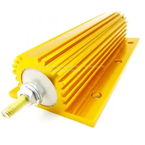 50w 200w 1ohm 10ohm Gold Aluminum Wire Wound Resistor thumbnail-2