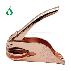Letter Custom Metal Design Embossing Stamp thumbnail-1