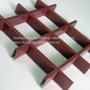 Aluminium grille ceiling Design Decorative Grille Ceiling thumbnail-2
