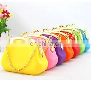 Elegant Ladies Clutch Handbag Purse Gold With Diamond Brand Women Tote Wallets thumbnail-2