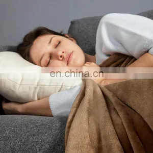 Eco Friendly 100% Polyester Breathable Flannel Fleece Blanket For Sleep thumbnail-3