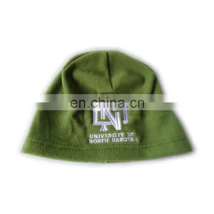 Cheap Price Unisex Embroidery Print Logo Winter Polar Fleece Beanie Cap thumbnail-6