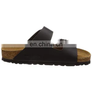 Classic Cork Stock Arizona Unisex Leather Sandal Custom Casual Wear Amazon Cork Outdoor Beach Sandals Slippers thumbnail-5