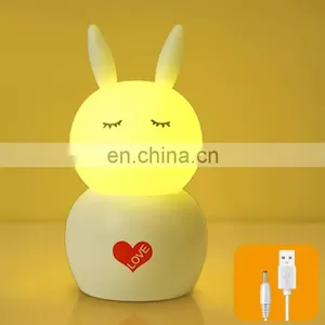 2020 New Smart LED Night Light 3 Color of Temperature Adjustable Bedside Table Light for Baby Sleeping Lights thumbnail-4