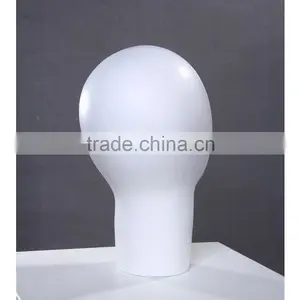 Fiberglass Female White Head Mannequin Dispaly Jewelry/ Hat /scarf/wig Mannequin Head H1084 thumbnail-4